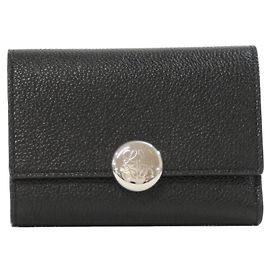 Portafoglio in pelle nero Loewe CANBS33X03