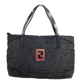 FENDI Vintage FF Logo Tote Bag