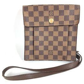 Louis Vuitton Damier Pimlico Pochette Crossbody Flap Shoulder Bag