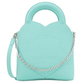 Tiffany Blue Leather Handbag - Tiffany & Co