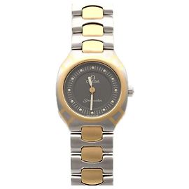 Omega Polaris Two-Tone Quarz Armbanduhr