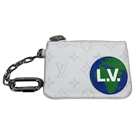 Louis Vuitton Monogram Blanco "Earth" Monedero de llaves Virgil Abloh