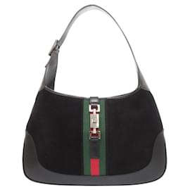 Borsa Jackie 00963 Gucci in pelle scamosciata