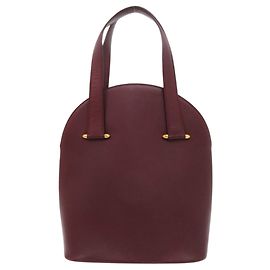 Bolsa de couro bordô Cartier Must Line