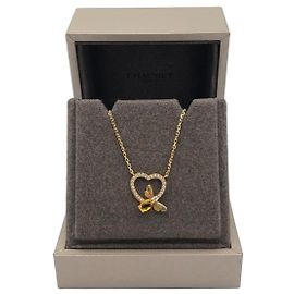 Chaumet Collana Bee My Love Oro Giallo Diamanti e Citrino