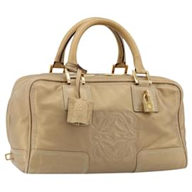 LOEWE Amazona 28 Handtasche aus Nappa-Leder Gold Auth ka4571A - Loewe