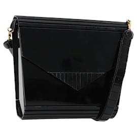 Borsa a tracolla Gianni Versace in plastica Nero Auth bs35208