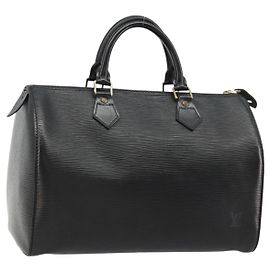 Borsa LOUIS VUITTON Epi Speedy 30 Noir Black M43002 LV Auth 183641A