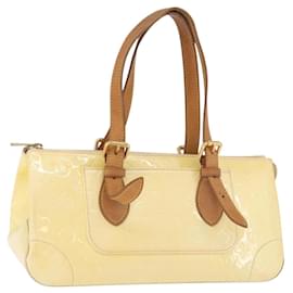 LOUIS VUITTON Monogram Vernis Rosewood Avenue Bag Perle M93508 LV Auth 183680