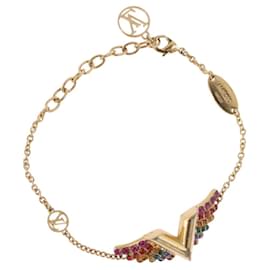 Bracciale LOUIS VUITTON Brassley Essential V California Gold M69580 Auth 182949M