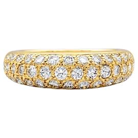 Cartier Ring, "Mimi", Gelbgold, Diamanten.