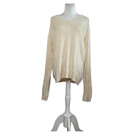 Suéter de algodón vintage Gucci Crema M