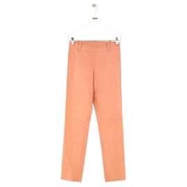 Stouls Leggings de cuero rosa