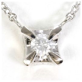 Autre Marque Collana in platino PT900 e diamanti