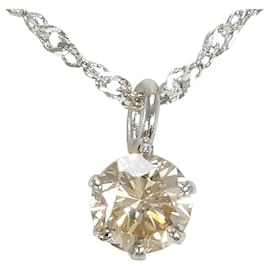 Autre Marque Collana in platino PT900 e diamanti