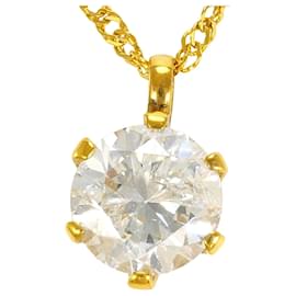 Collana in oro giallo 24K con diamante - Autre Marque