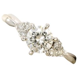 Autre Marque Platin-Diamant-Ring