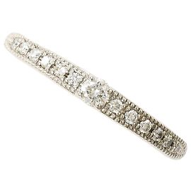 Autre Marque Platinring mit Diamant