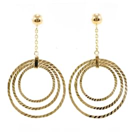 Orecchini pendenti in oro giallo 14K - Autre Marque
