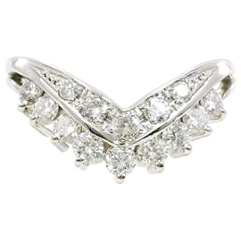 PT900 Platinring mit 0.70ct Diamant - Autre Marque