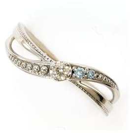Autre Marque 10K Weißgold Diamantring