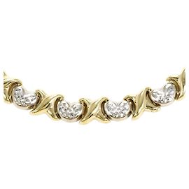Autre Marque Collana in oro 10K in oro bianco e giallo