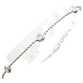 Autre Marque Bracciale con charm in platino PT850 con diamante