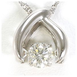 Autre Marque PT900 Platin-Halskette mit Diamant