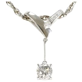 Autre Marque Collana in platino con diamanti
