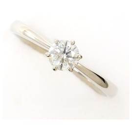 PT900 Platinring mit Diamant - Autre Marque