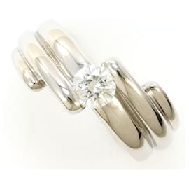 Platinring mit Diamant - Autre Marque