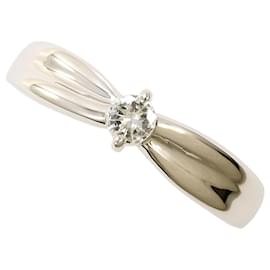 PT900 Platinring mit Diamant - Autre Marque