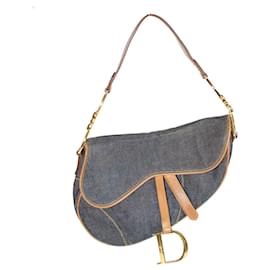 Dior Saddle Bag en denim bleu et cuir
