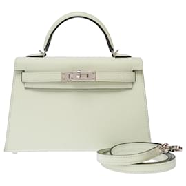 HERMES Kelly Mini Tasche aus grünem Leder - 103620 - Hermès