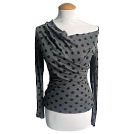 Top cruzado de lunares Moschino