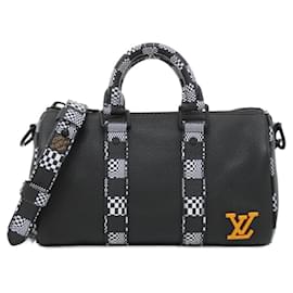 Bolso de hombro Louis Vuitton Damier Distorted City Keepall XS