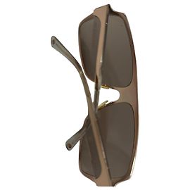 Gafas de sol Balenciaga de metal dorado