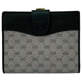Cartera de cuero con logotipo Micro GG Vintage de GUCCI