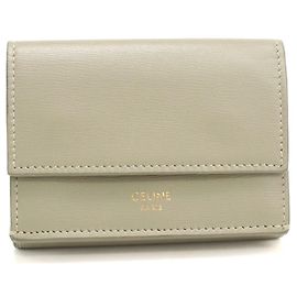 Céline Celine Trifold Wallet in Grau