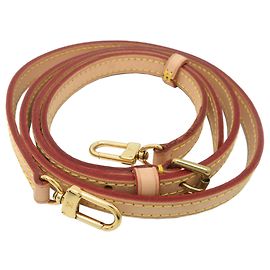 Louis Vuitton Brown Leather Shoulder Strap