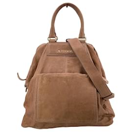 Zweifacher Pandora Lederhandtasche in Beige Tan mit Riemen - Givenchy