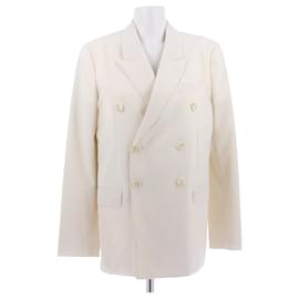 Blazer blanco a rayas - Céline