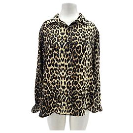 Autre Marque Camicia con spalline leopardate