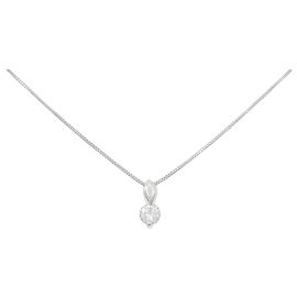 Autre Marque Collana in platino Pt900/Pt850 e diamante