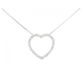 Autre Marque Collana in oro bianco Au750 e diamanti