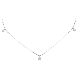 Autre Marque Collana in oro bianco Au750 e diamanti