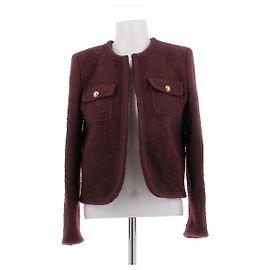 Giacca Céline in lana bordeaux