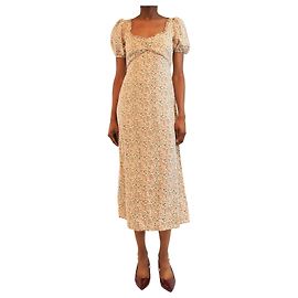 Reformation Vestido de verão com estampa floral multicolorida - tamanho XS