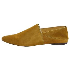 Autre Marque Mocassins Pascale em pele de pony chartreuse - tamanho EU 42