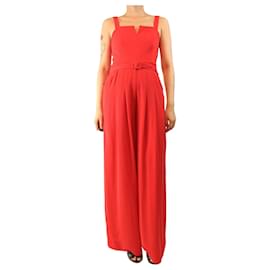 Mono de pierna ancha sin mangas rojo - talla UK 8 - Autre Marque